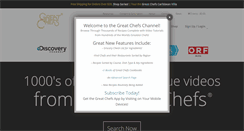 Desktop Screenshot of greatchefs.com